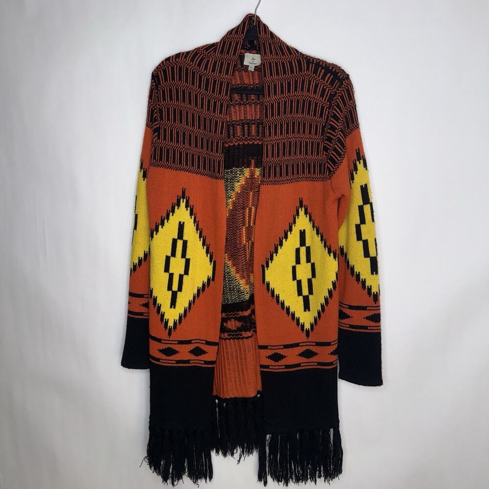 Hot & Delicious Women’s Tribal Print Cardigan Sweater Size M/L